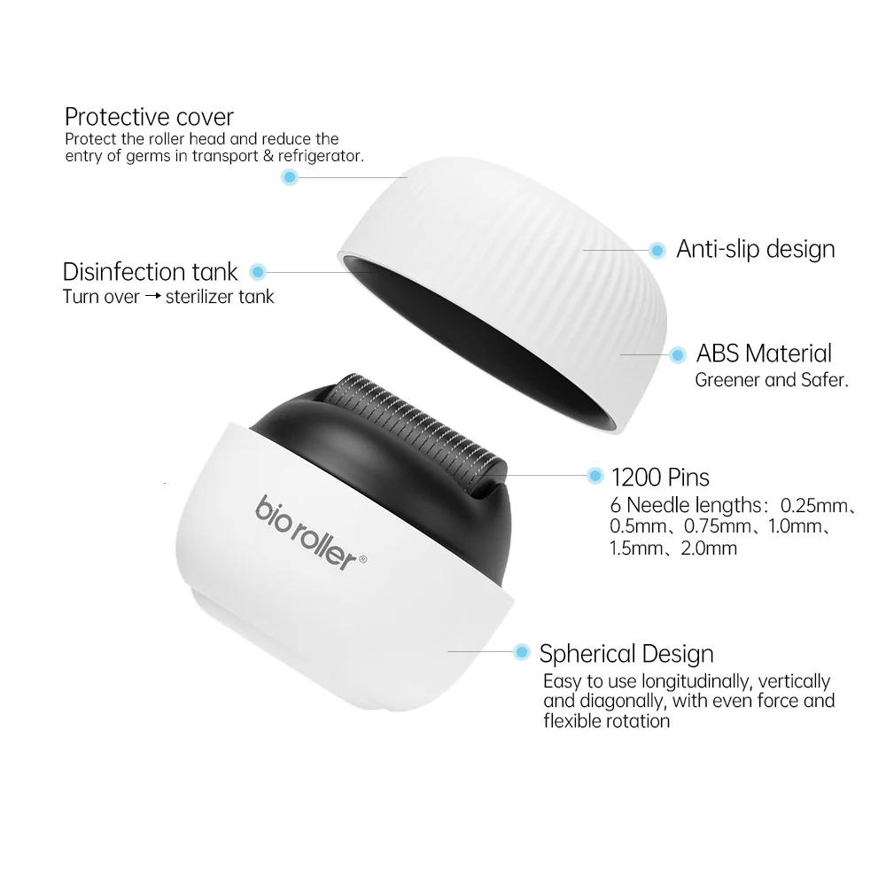 Bio Roller G4 Microneedling for Skin and Hair Growth (1200 Pins) - Image 4