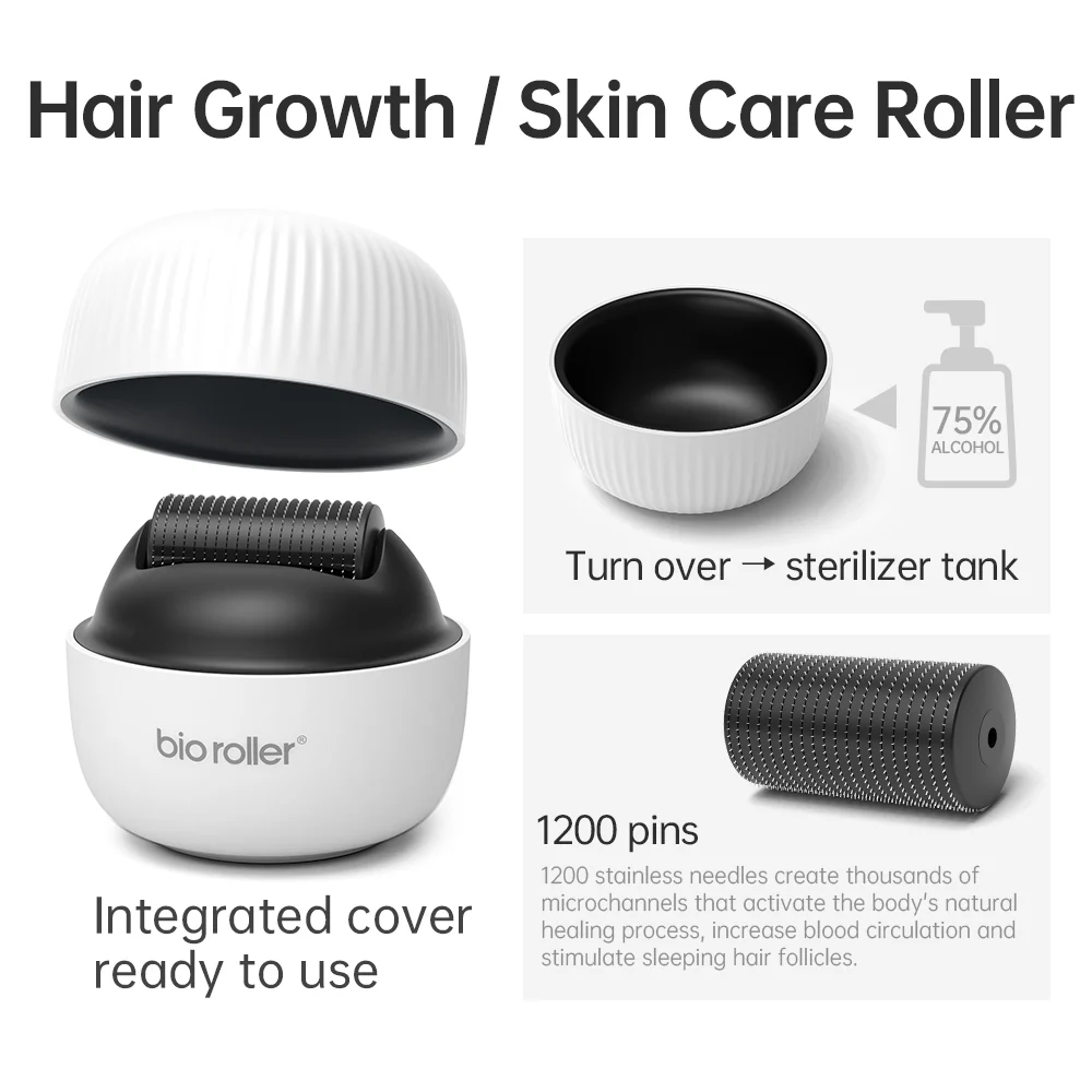 Bio Roller G4 Microneedling for Skin and Hair Growth (1200 Pins) - Image 5
