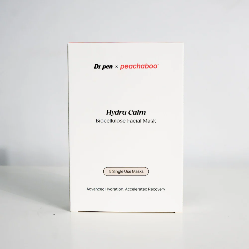 Dr. Pen x Peachaboo Hydra Calm Biocellulose Microneedling Recovery Mask (5 Pack) - Image 3