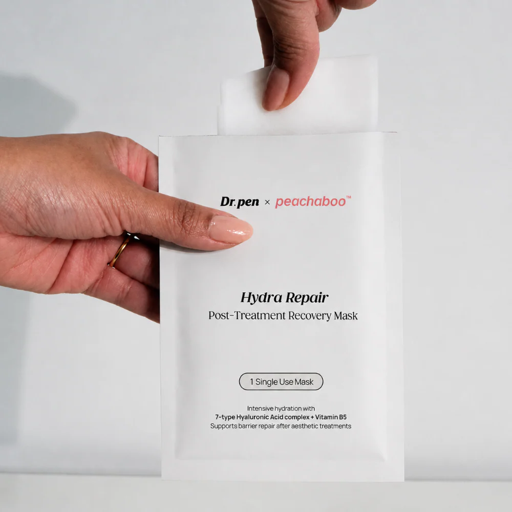 Dr. Pen x Peachaboo Hydra Repair Biocellulose Post-Treatment Recovery Mask (5 Pack) - Image 5