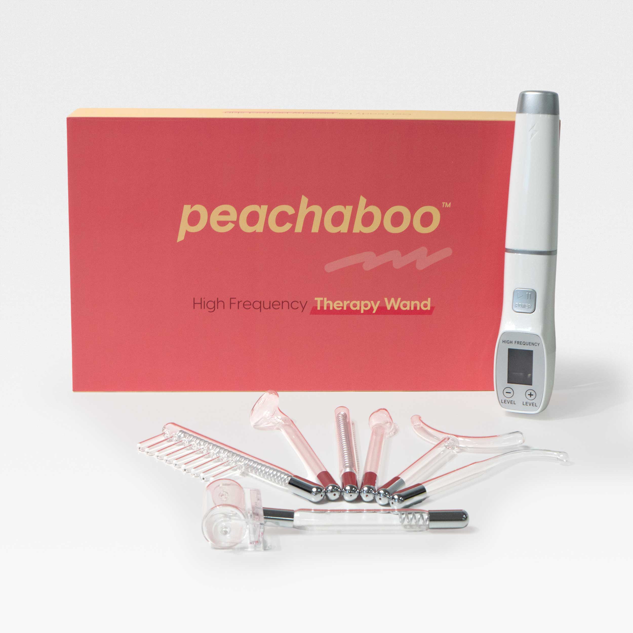Peachaboo High-Frequency Glow Wand (7-Piece Set) - Image 2
