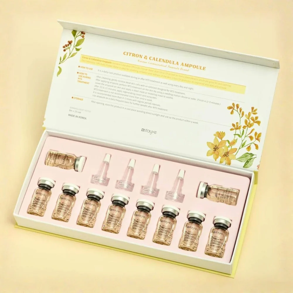 Stavye Citron & Calendula Ampoule (8ml x 10 vials) - Image 3