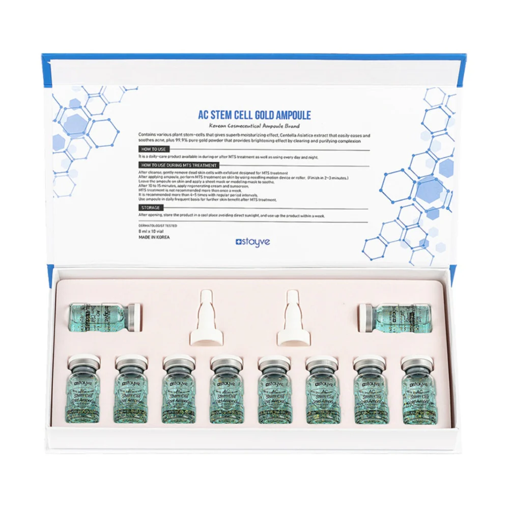 Stayve AC Stem Cell Gold Ampoule (8ml x 10 vials) - Image 2