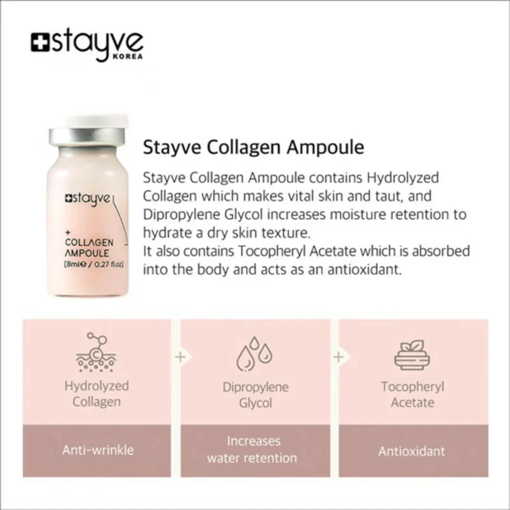 Stayve Collagen Ampoule (8ml x 10 vials) - Image 6