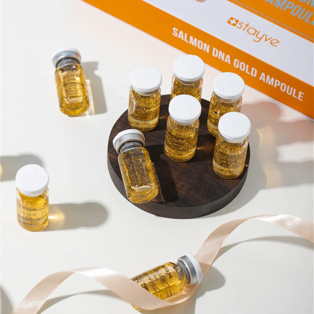 Stayve Salmon DNA Gold Ampoule (8ml x 10 vials) - Image 3
