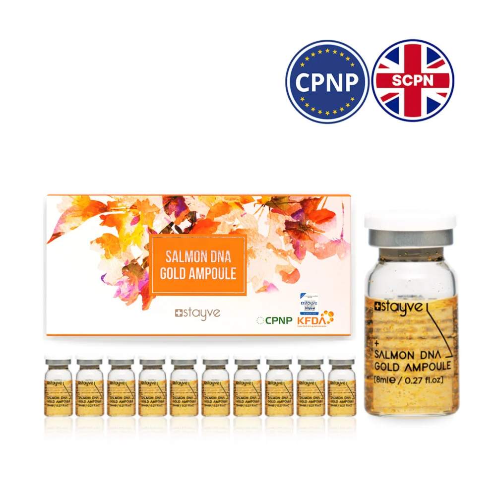 Stayve Salmon DNA Gold Ampoule (8ml x 10 vials) - Image 4