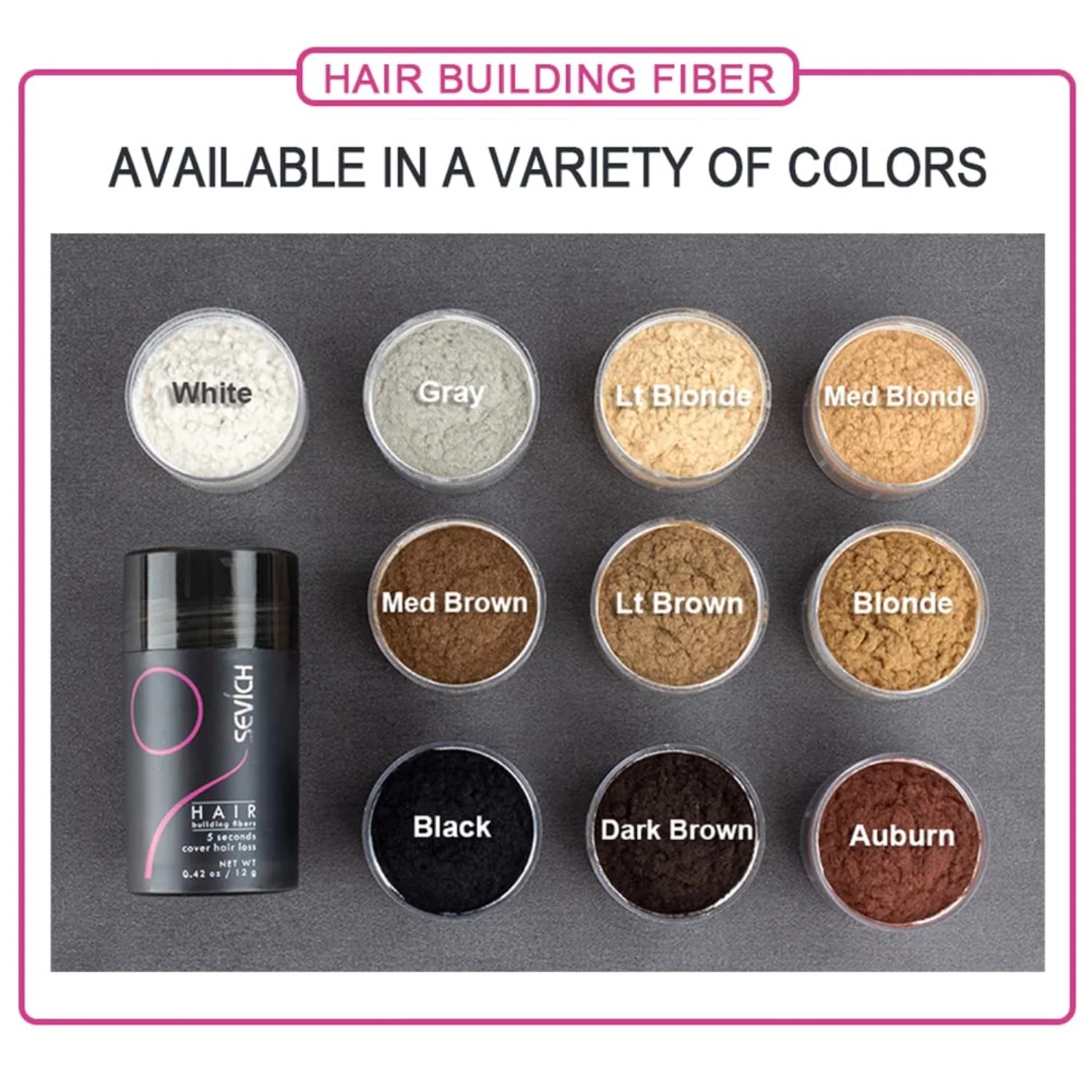 Unisex Natural Keratin Hair Fibers - Image 4